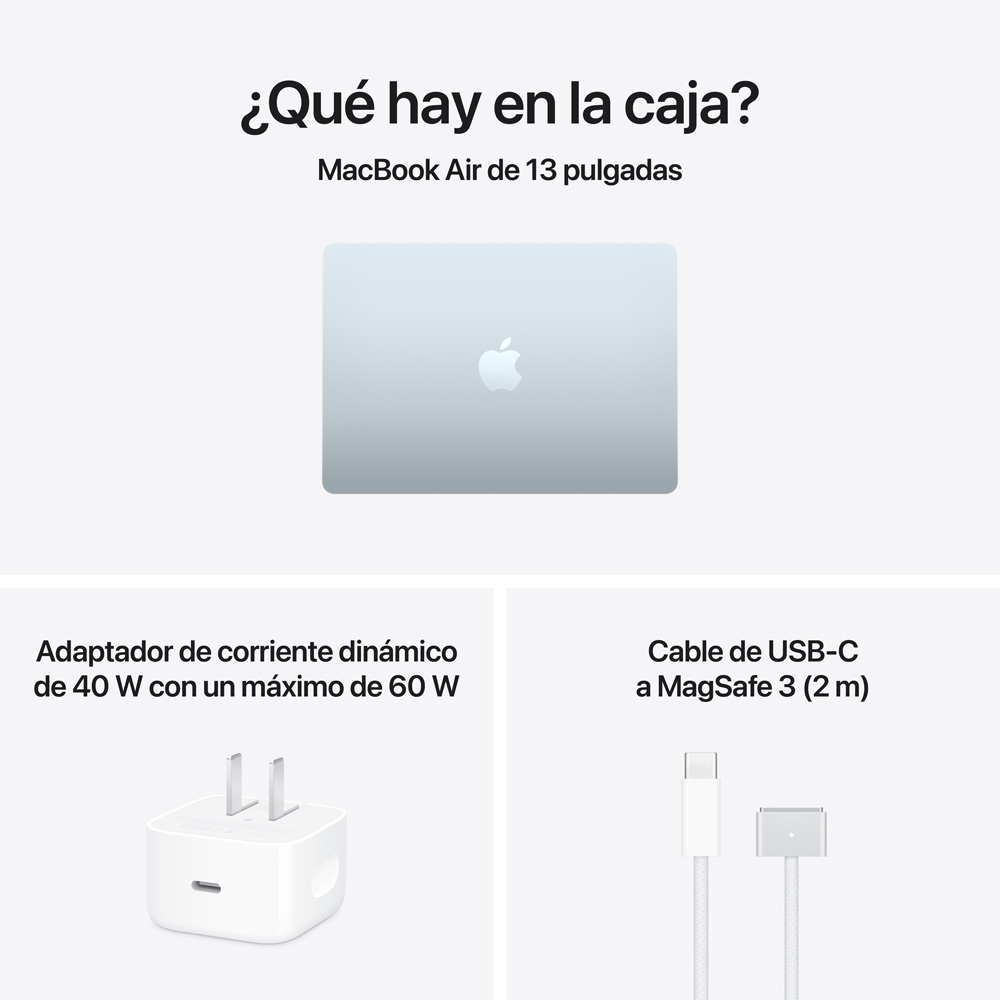 MacBook Air 13" M5 - 10 CPU, 10 GPU, 24GB, 1TB - Azul cielo