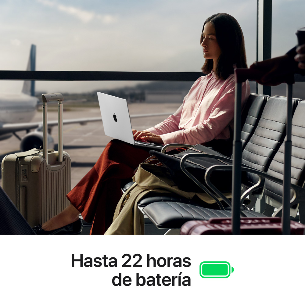 MacBook Pro 14" M5 Pro - 15 CPU, 16 GPU, 24GB, 1TB - Plata