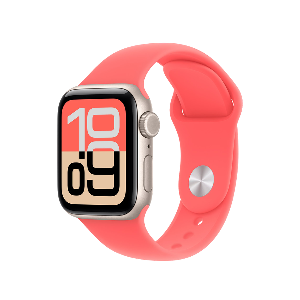 Banda deportiva Guayaba brillante de Apple para caja de 40 mm M/L