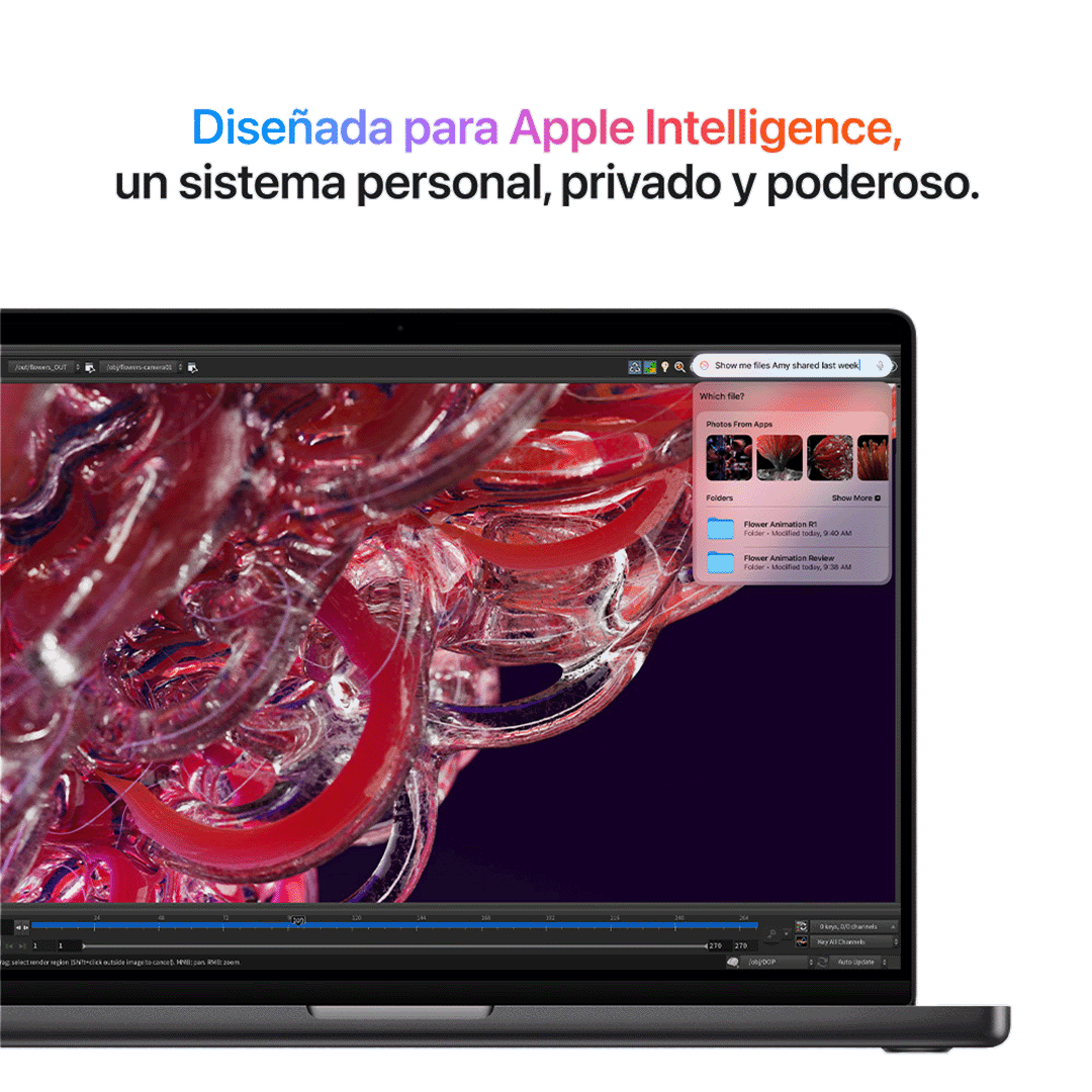 MacBook Pro 14" M4 (CTO) - 10 CPU, 10 GPU, 16GB, 512GB - Español (España) - Negro espacial