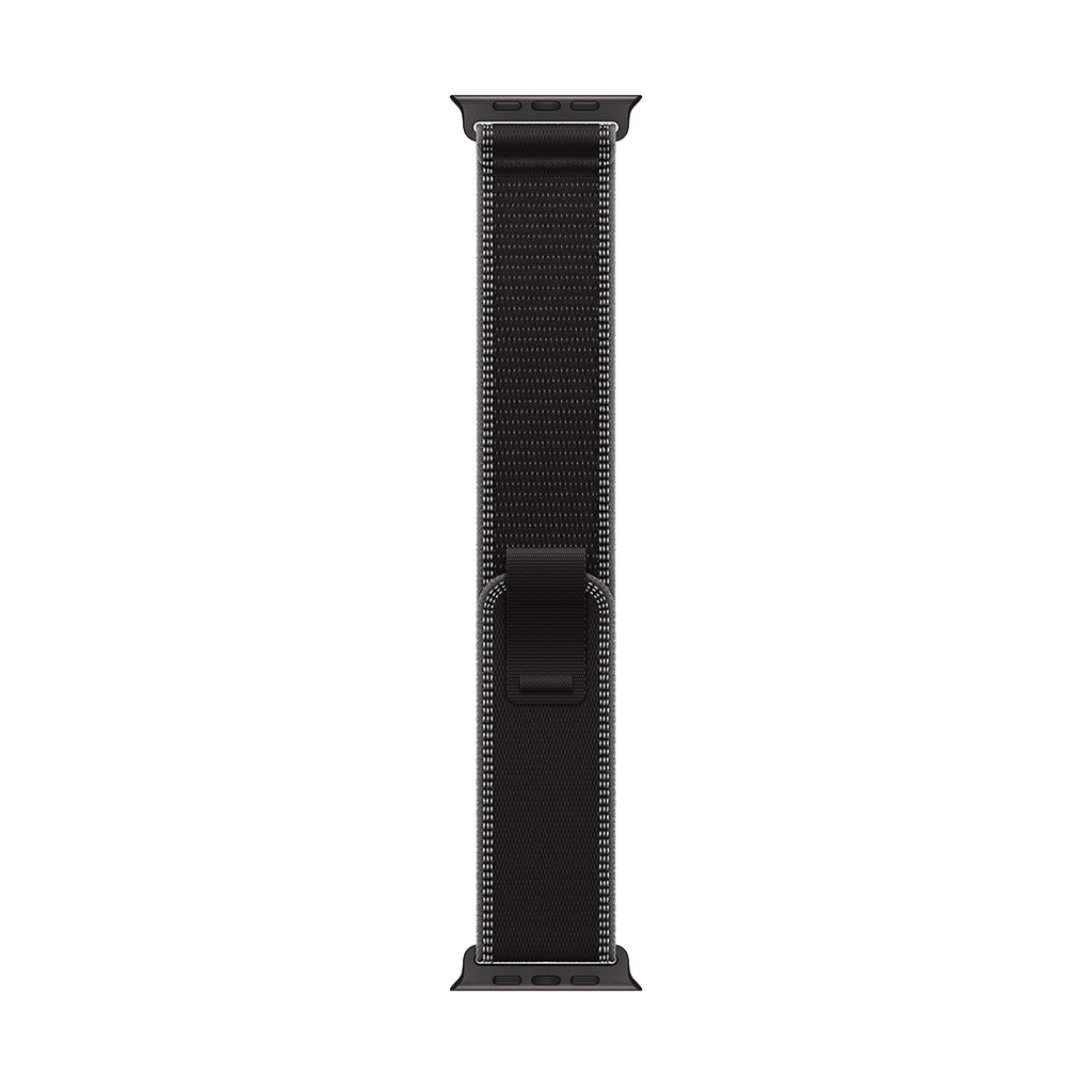 Apple Watch Ultra 3 (GPS + Cellular) 49 mm - Caja de titanio negro - Banda Loop Trail negro/carbon - M/L