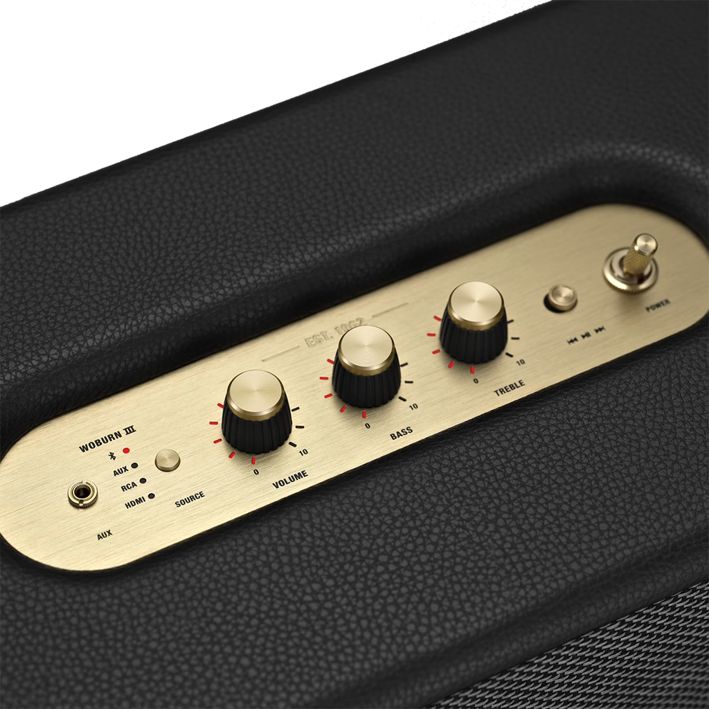 Parlante Bluetooth Woburn III de Marshall - Negro