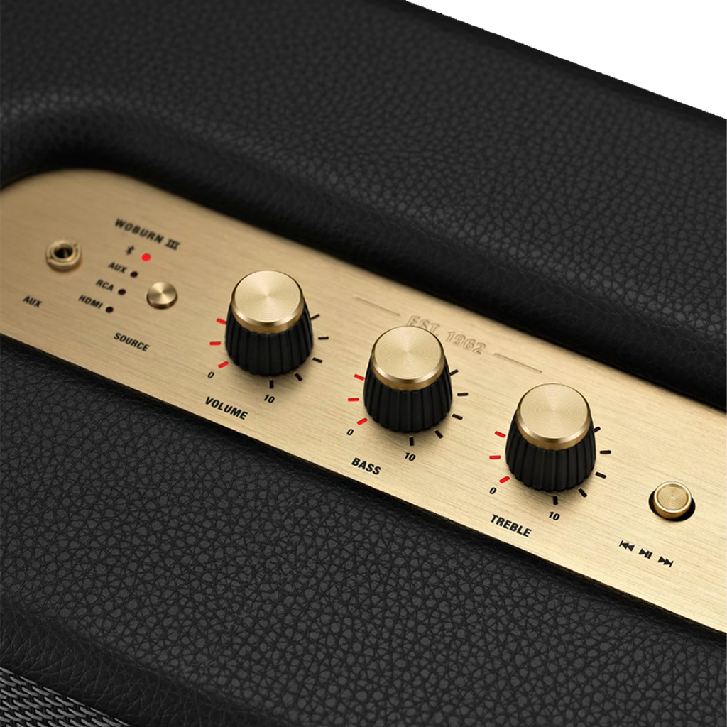 Parlante Bluetooth Woburn III de Marshall - Negro