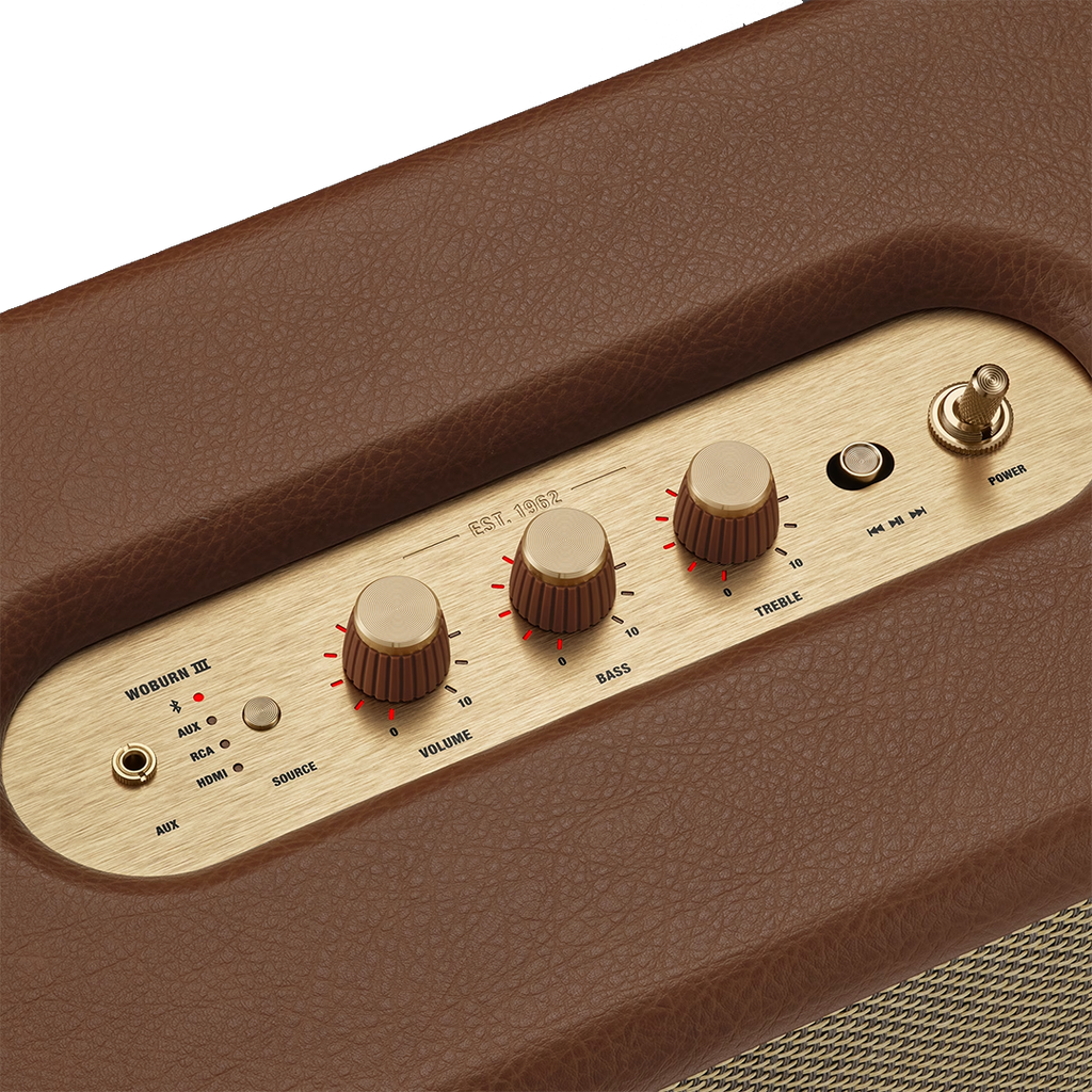 Parlante Bluetooth Woburn III de Marshall - Marrón