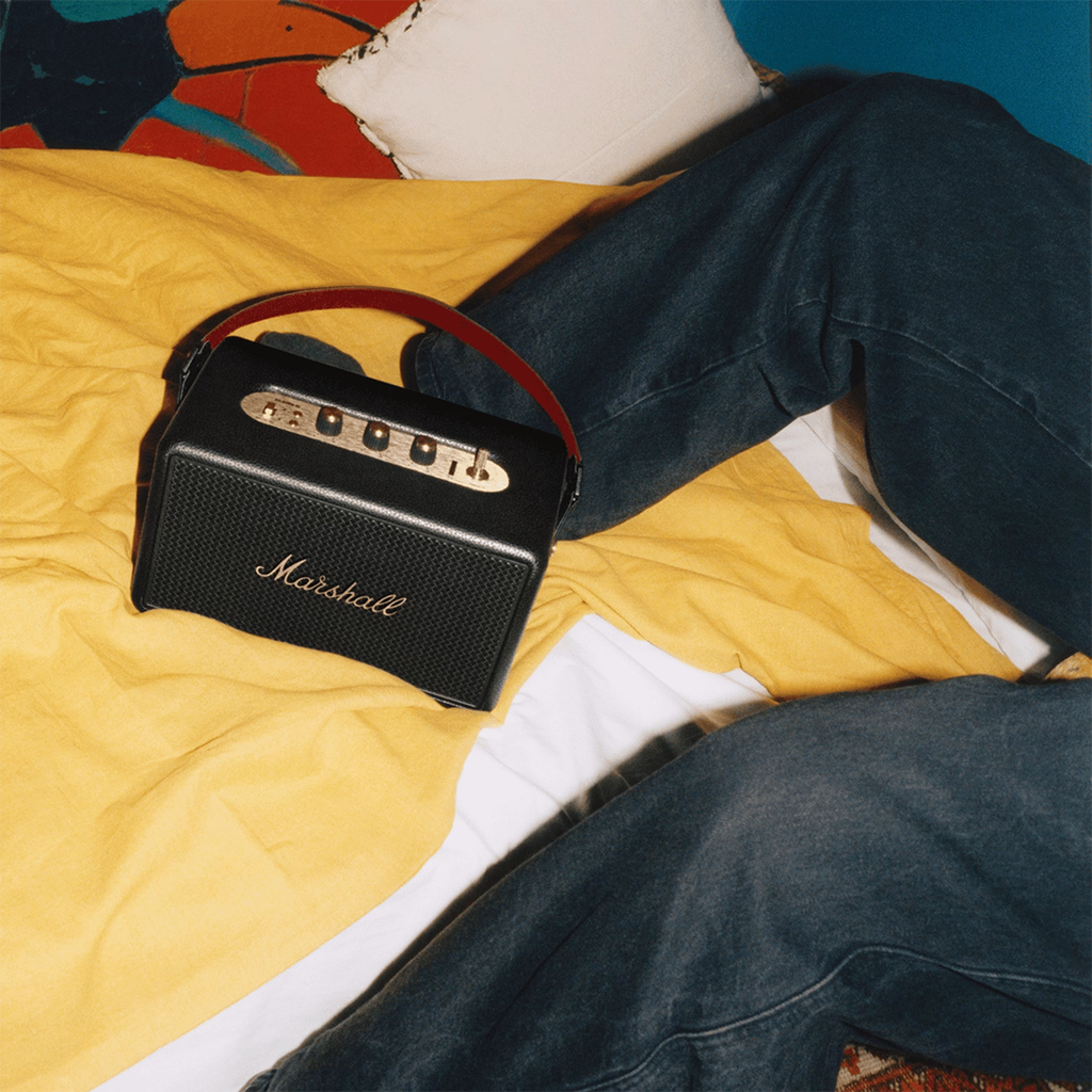 Parlante Bluetooth Kilburn III de Marshall - Negro y brasa