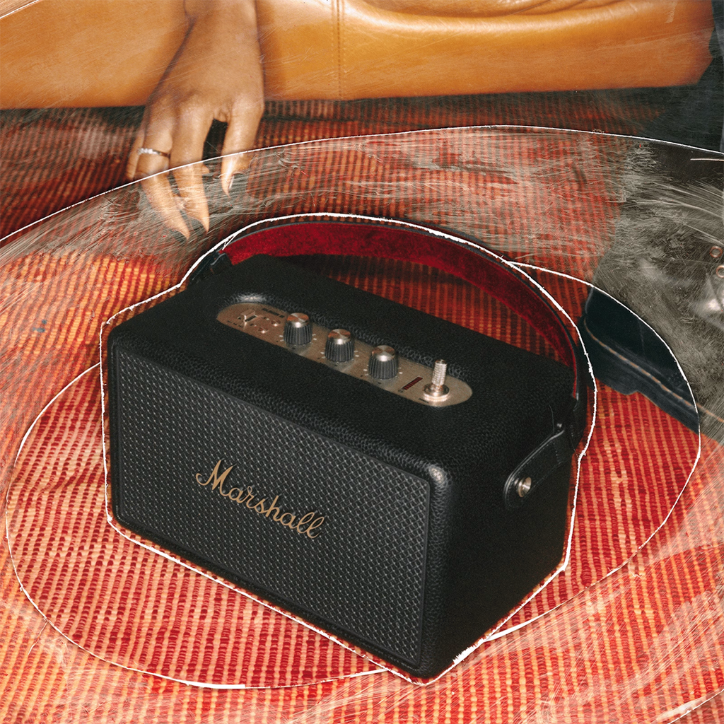 Parlante Bluetooth Kilburn III de Marshall - Negro y brasa