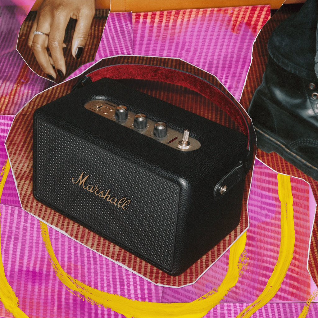 Parlante Bluetooth Kilburn III de Marshall - Negro y brasa