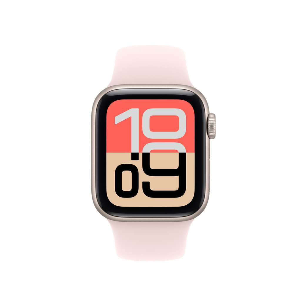 Banda deportiva rosado pálido de Apple para caja de 40 mm – S/M