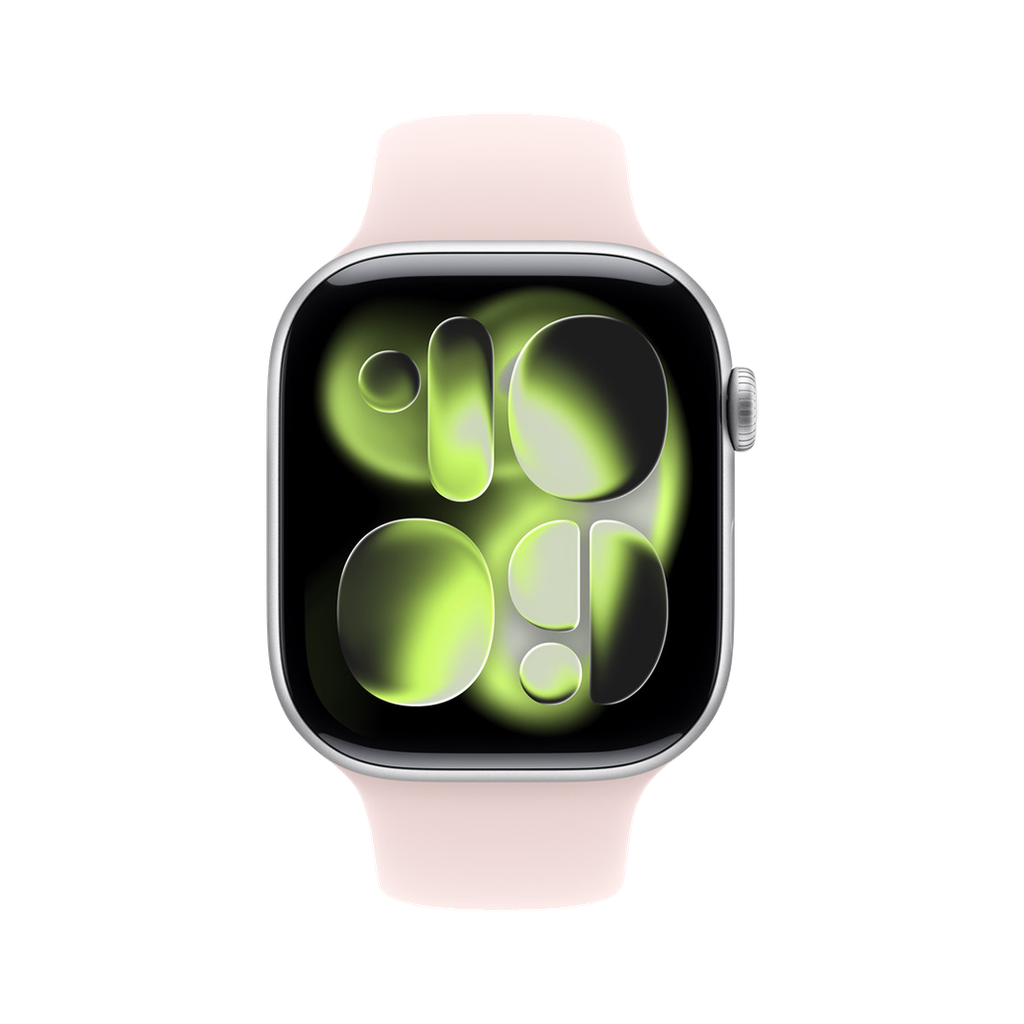 Banda deportiva rosado pálido de Apple para caja de 46 mm – M/L