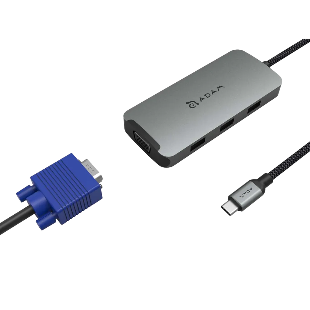 Adam Elements CASA HUB A09 USB-C 3.1 Gen 2 9-en-1 Hub - Gris