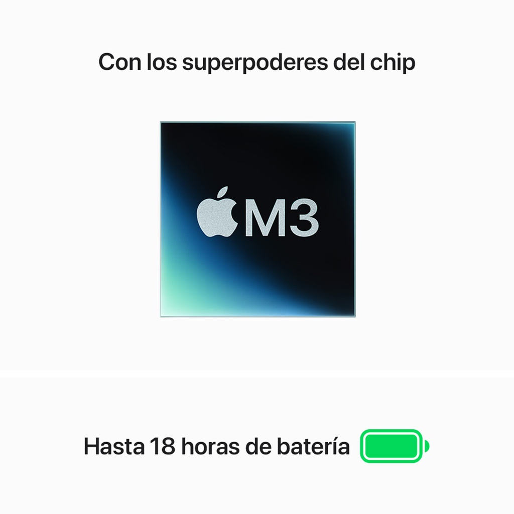 MacBook Air 13 M3 512GB SSD - Medianoche (Midnight)