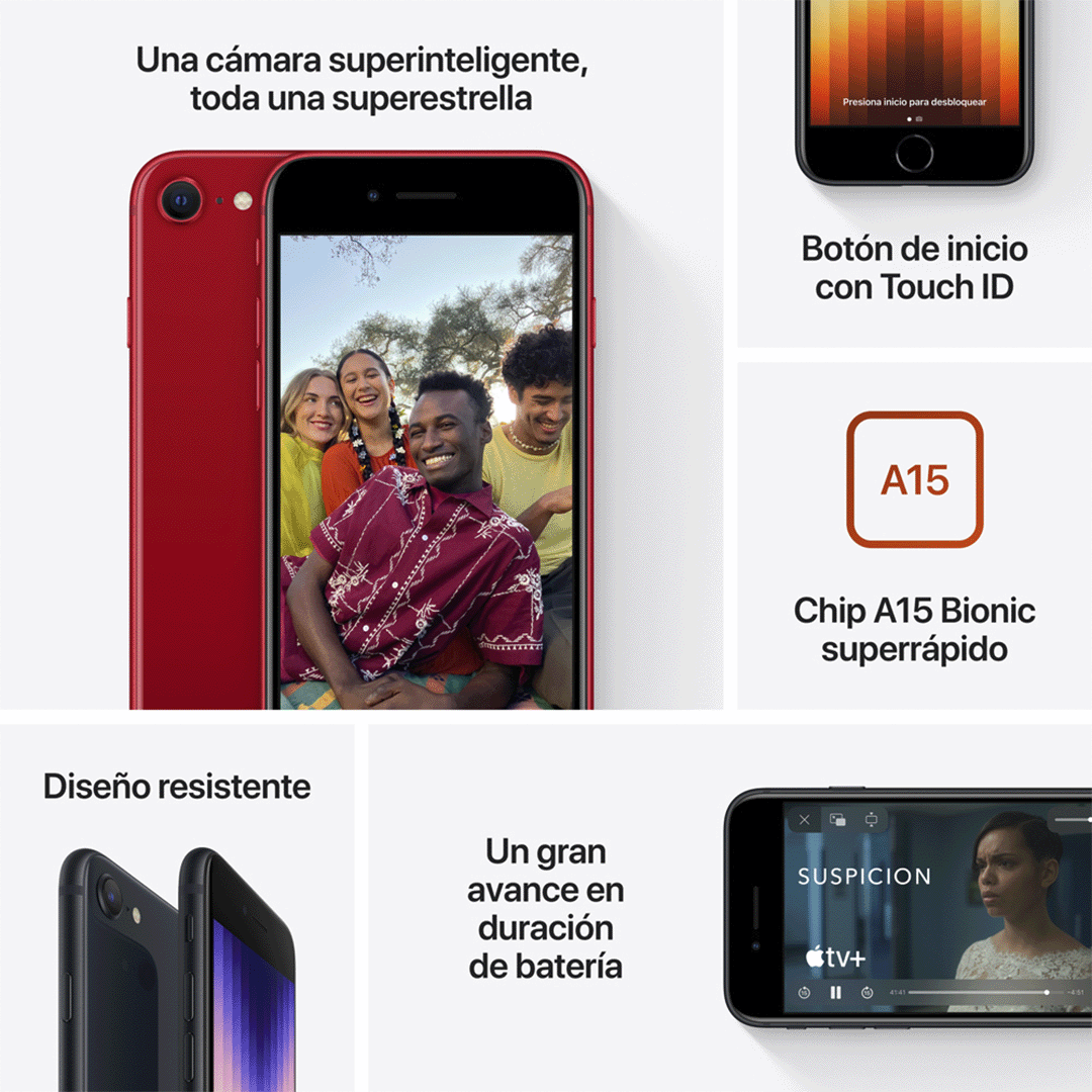 iPhone SE 128GB - (PRODUCT)Rojo