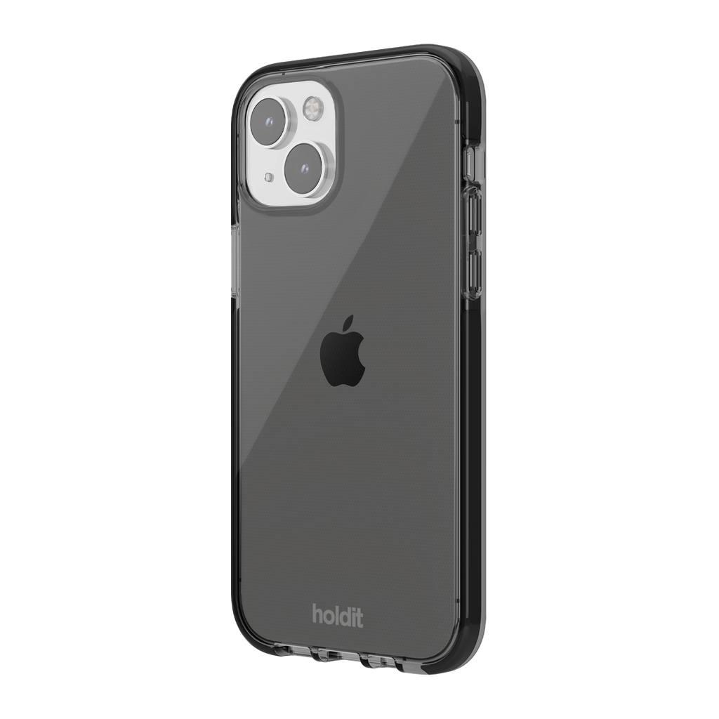 Holdit Funda con Transparencia para iPhone 15 - Negro