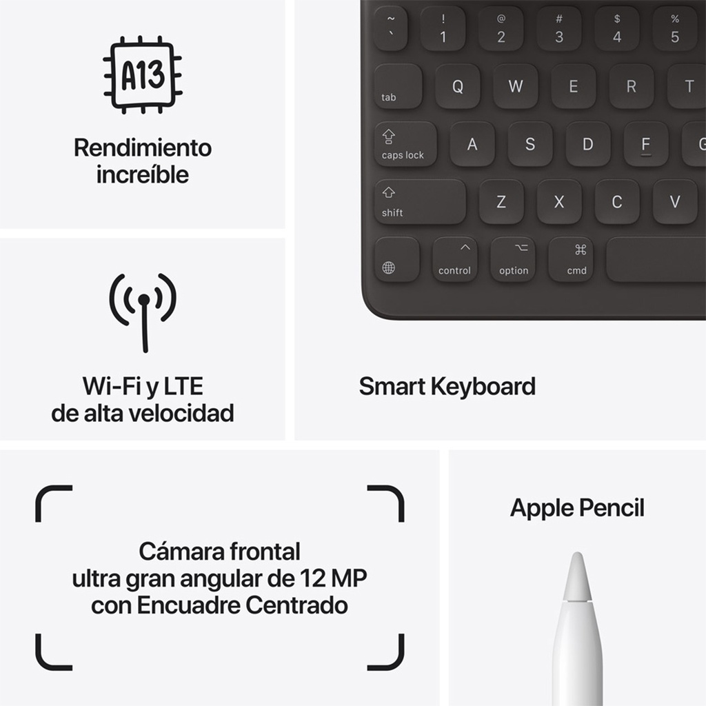 iPad 10.2 - WiFi + Cellular, 64GB - Gris Espacial