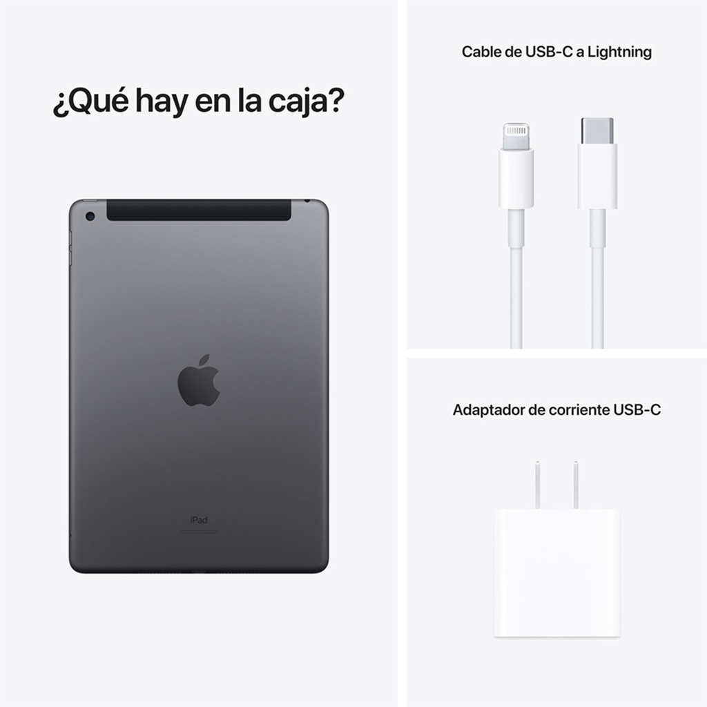 iPad 10.2 - WiFi + Cellular, 64GB - Gris Espacial