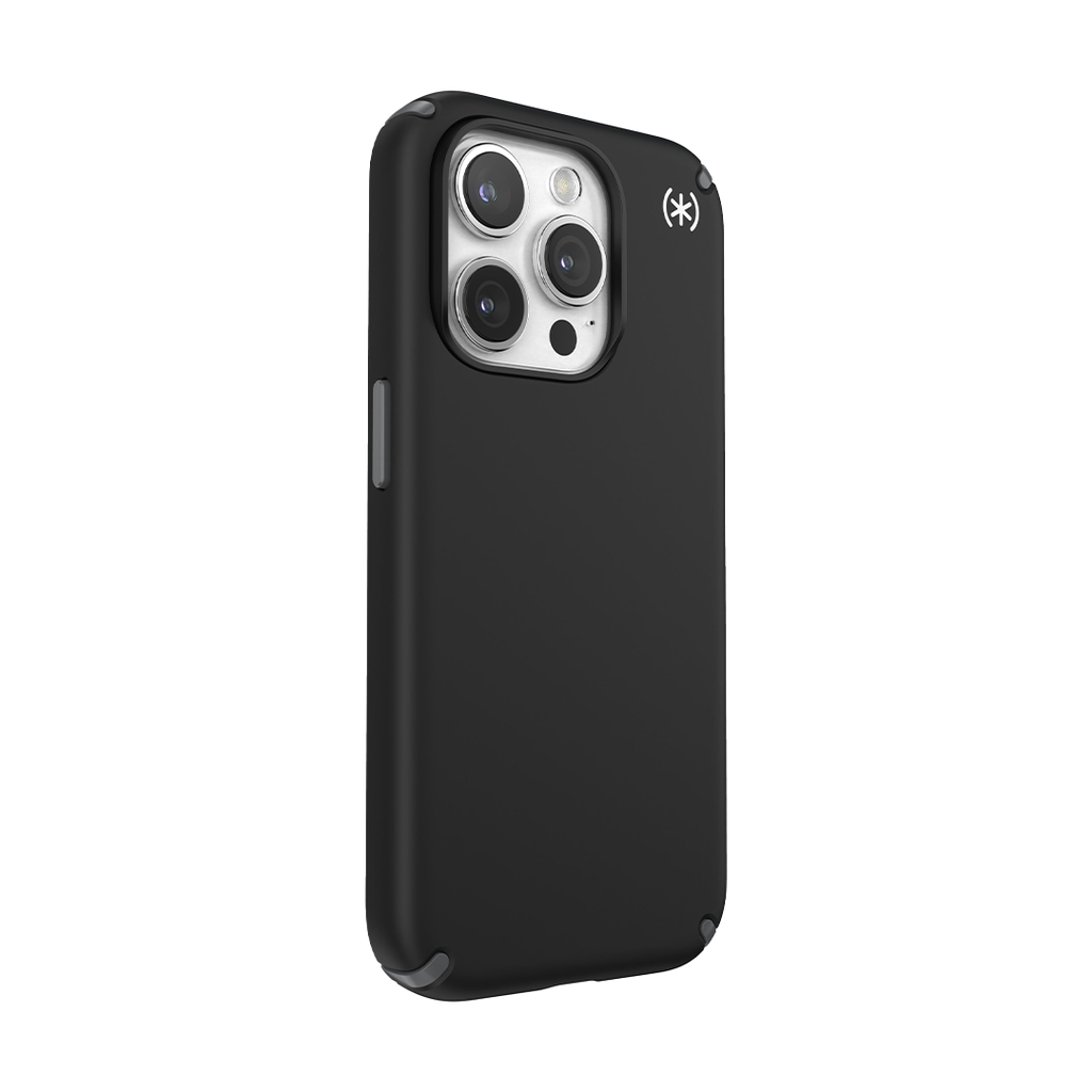 Funda Speck Presidio2 Pro para iPhone 15 Pro - Negro / Gris / Blanco