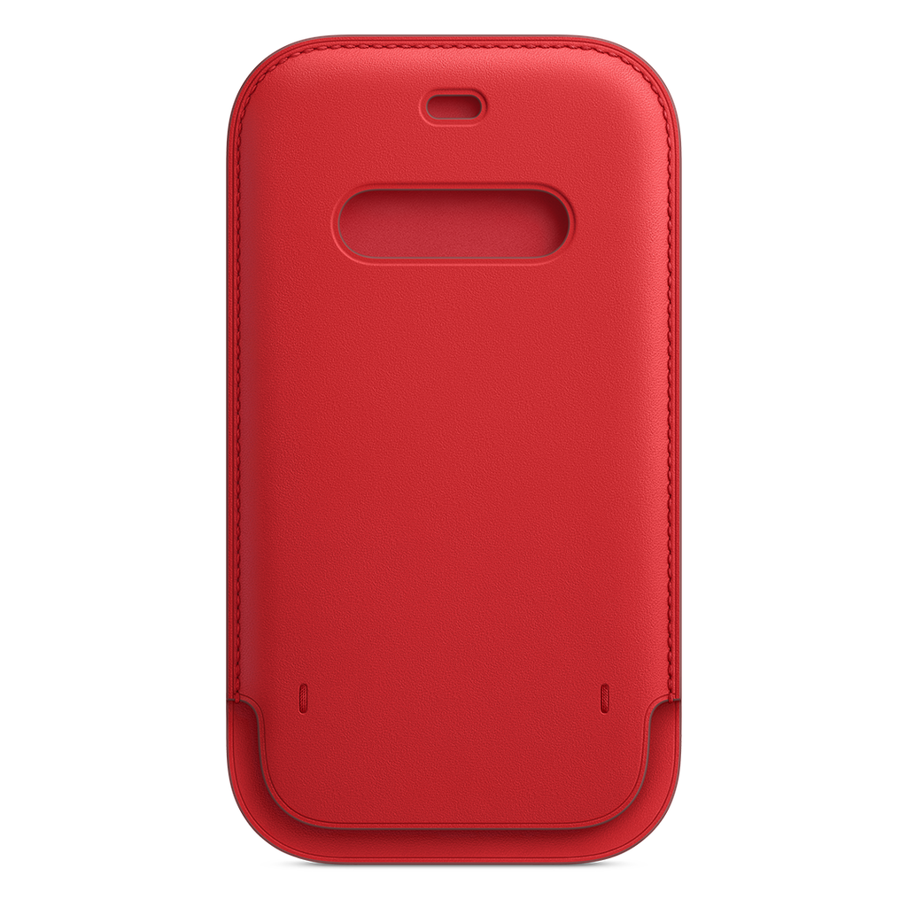 Apple Funda de Cuero iPhone 12 Mini - Escarlata