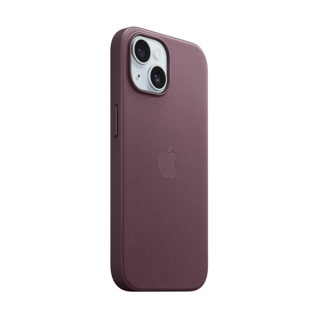 Funda de Trenzado Fino con MagSafe para iPhone 15 - Mulberry