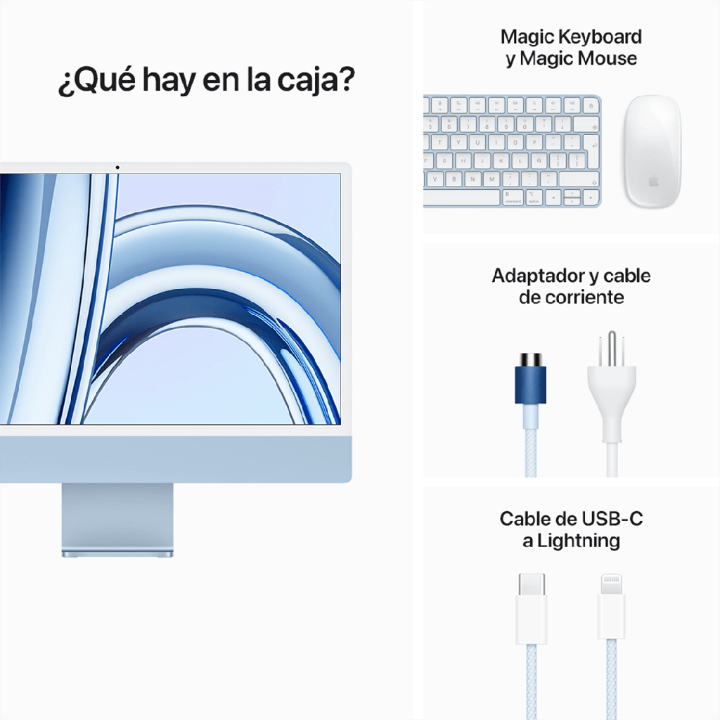 iMac 24" M3 256GB - Azul