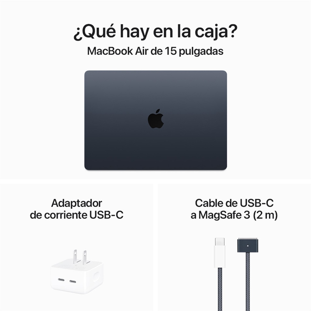 MacBook Air 15 M3 512GB - Medianoche (Midnight