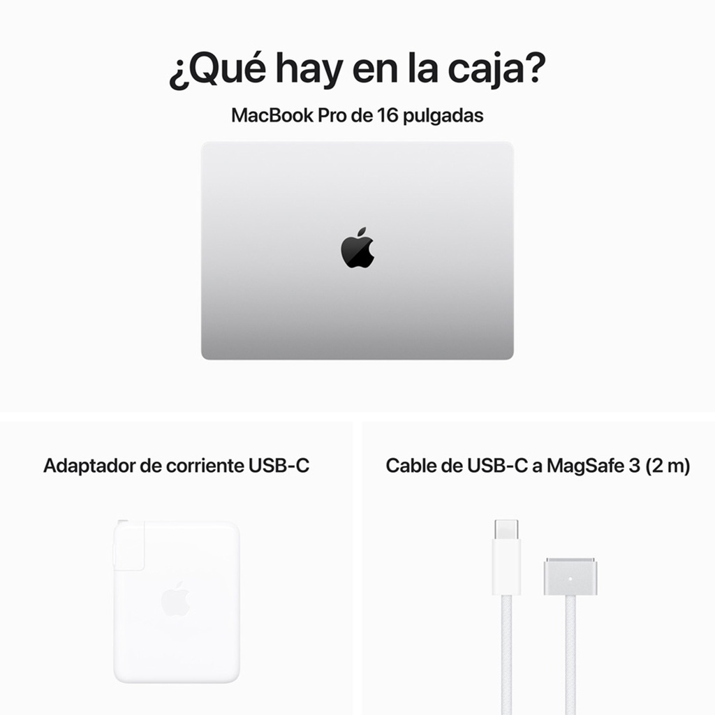 MacBook Pro 16" M3 Pro 512GB - Plata