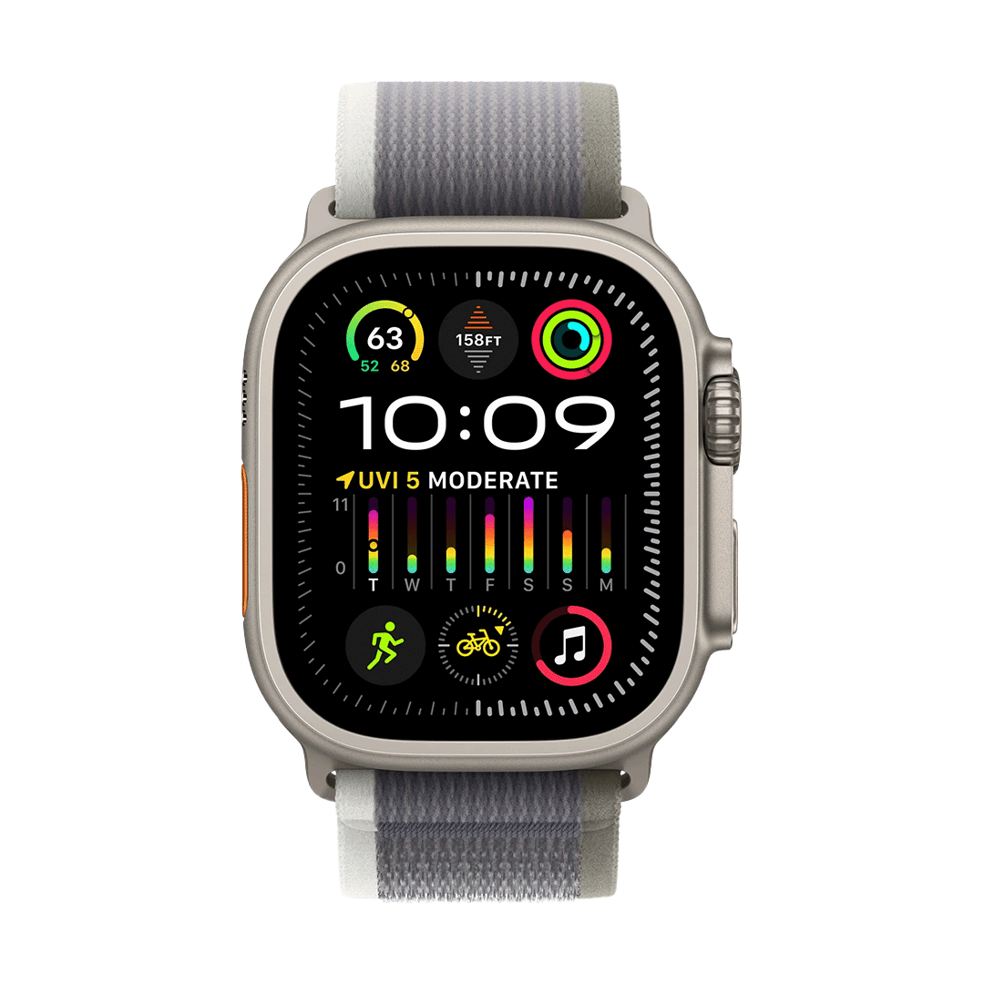 Apple Watch Trail Loop 49 mm - Verde/Gris