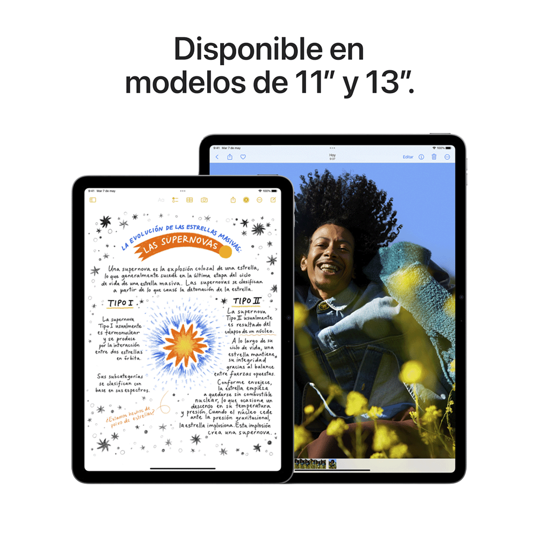 iPad Air 13" M2 Wi-Fi + Cellular 128GB - Gris Espacial