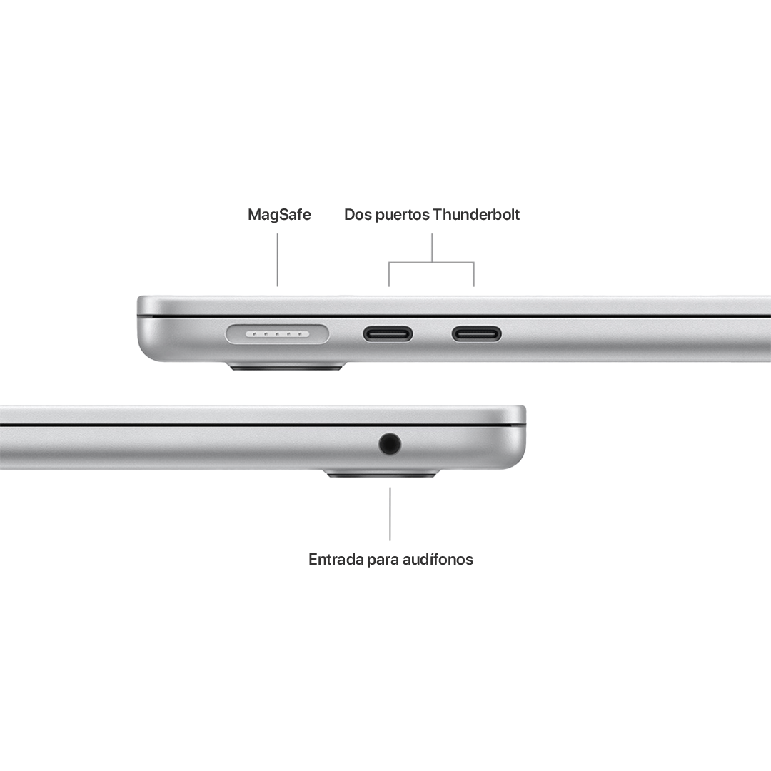 MacBook Air 13" M3 512GB - Plateado