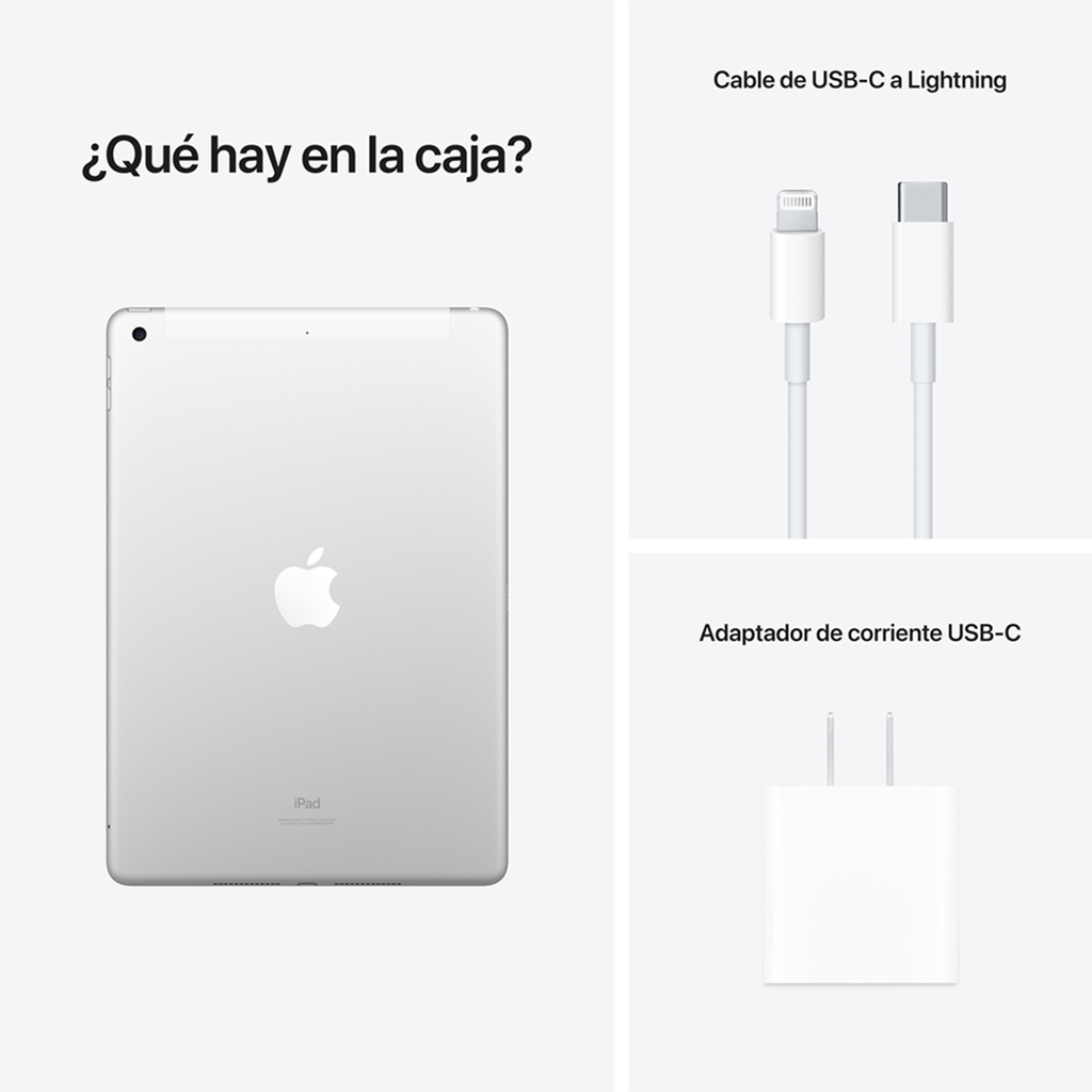 iPad 10.2 - WiFi + Cellular, 64GB - Plata