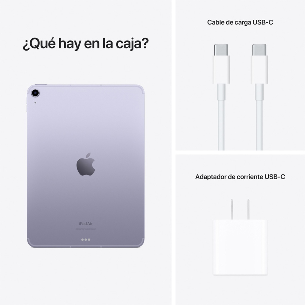 iPad Air 10.9" M1 - Wi-Fi + Cellular, 64GB - Purpura