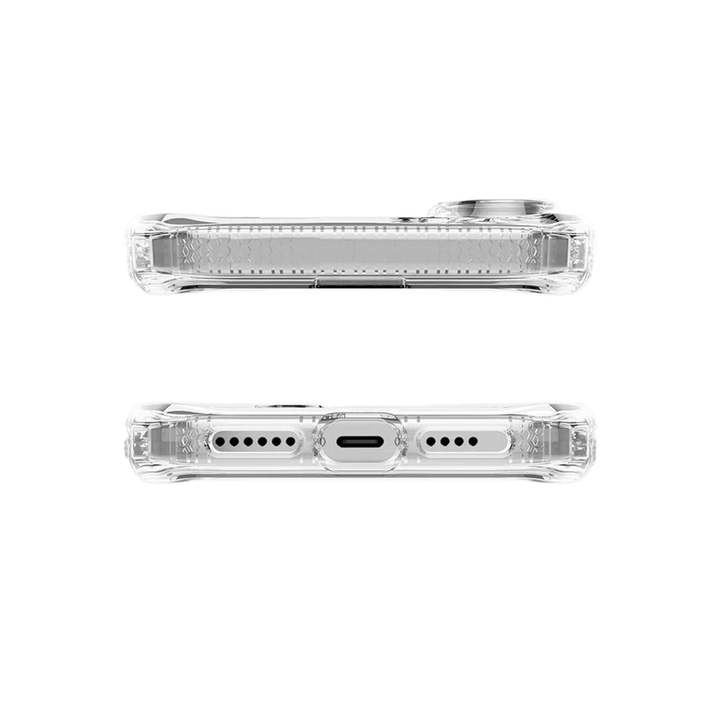 ItSkins Hybrid R Funda Transparente con MagSafe para iPhone 16 - Transparente