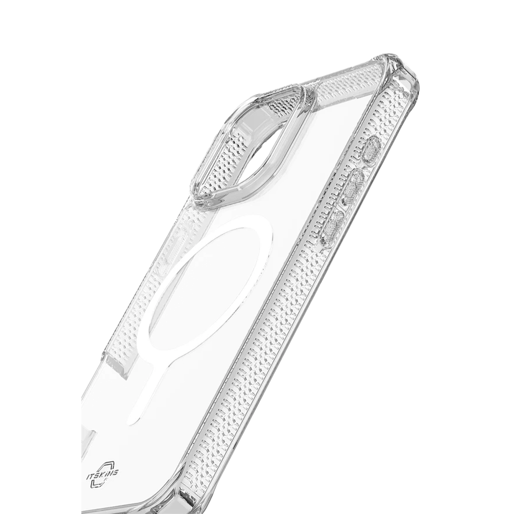 ItSkins Hybrid R Funda Transparente con MagSafe para iPhone 16 Pro Max - Transparentre