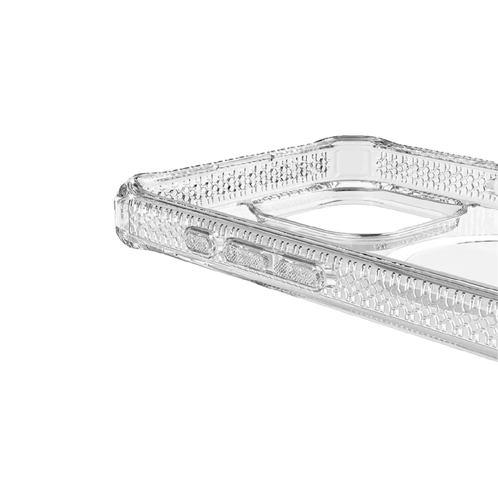 ItSkins Hybrid R Funda Transparente con MagSafe para iPhone 16 Pro - Transparente