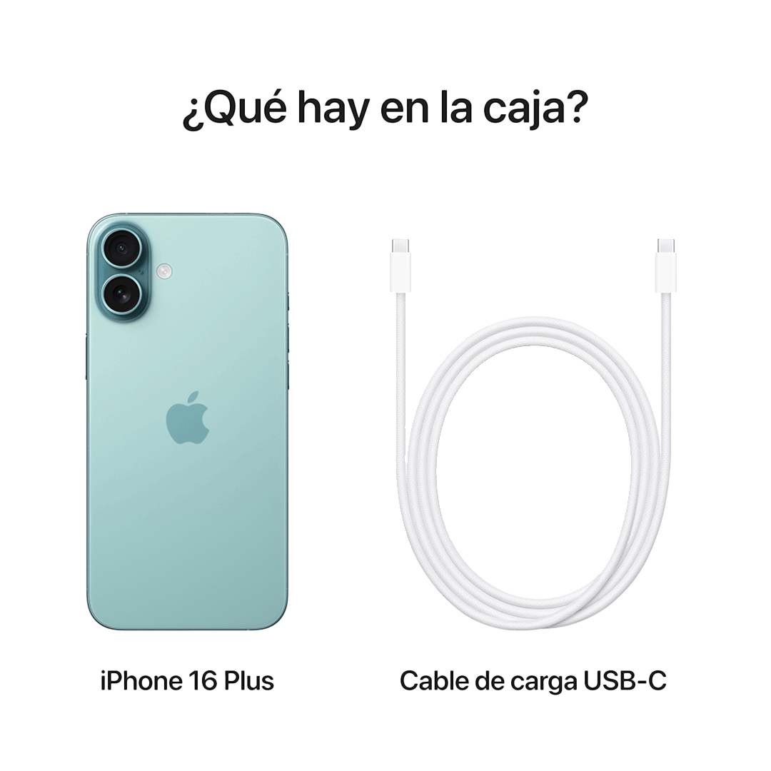 Preventa - iPhone 16 Plus 256 GB - Verde Azulado