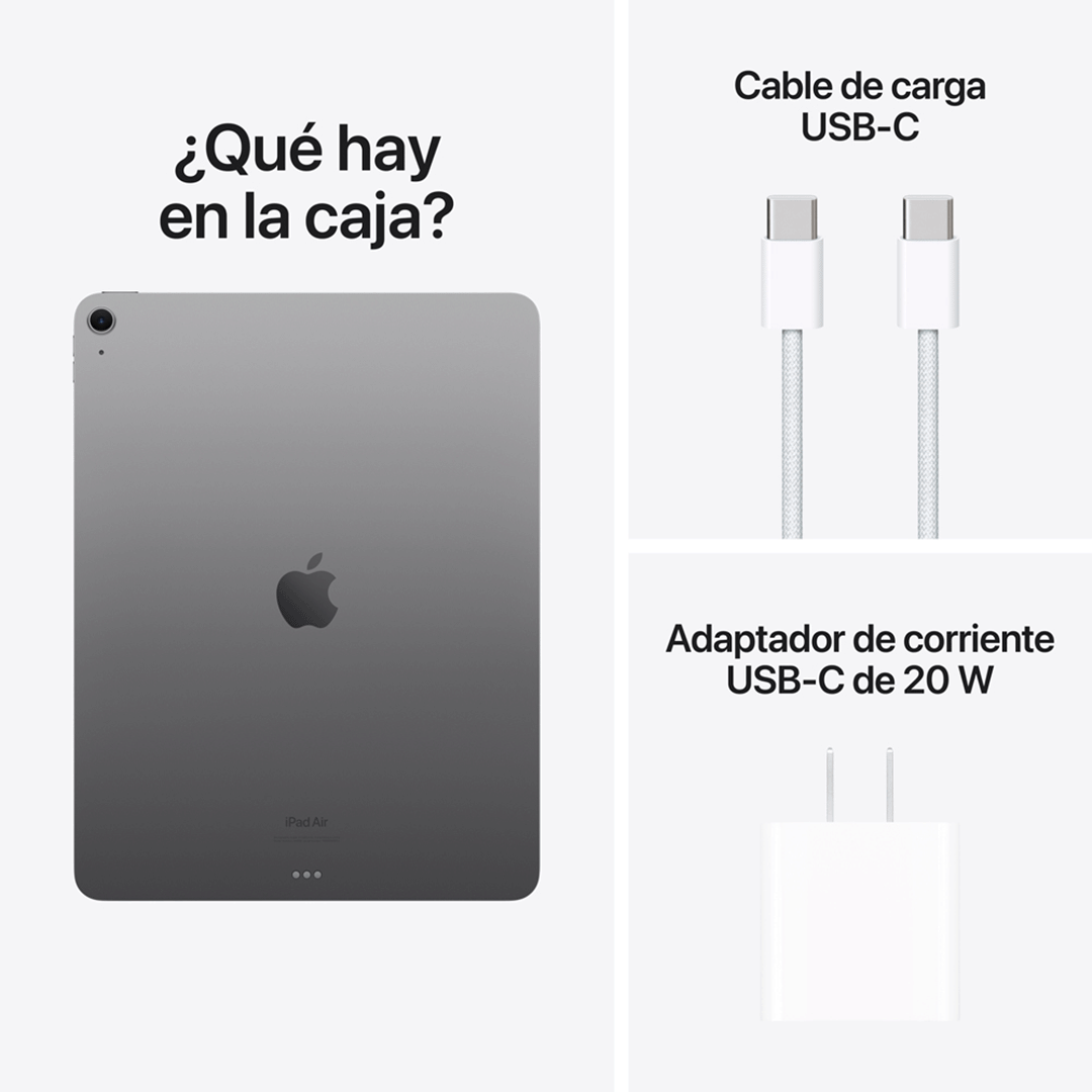 iPad Air 13" M2 Wi-Fi 256 GB - Gris Espacial