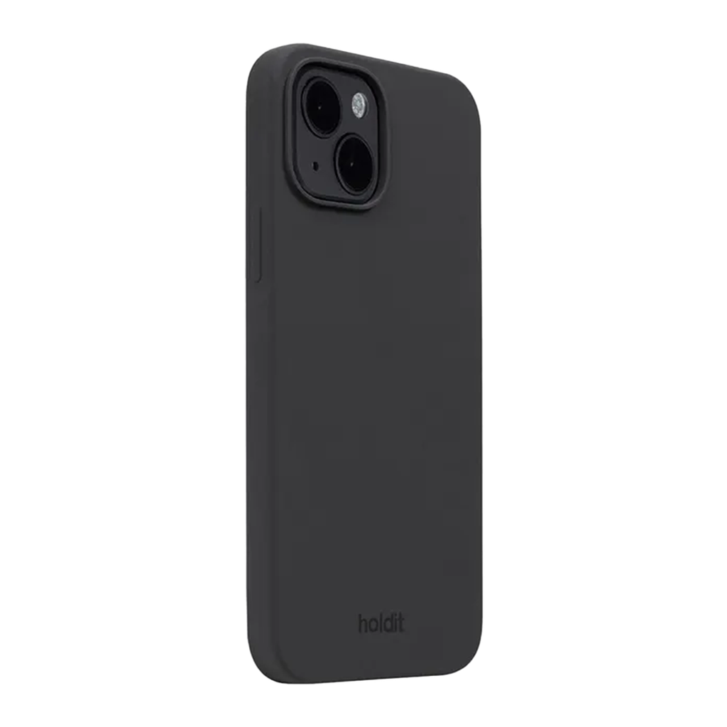 Holdit Funda de Silicona para iPhone 15 - Negro