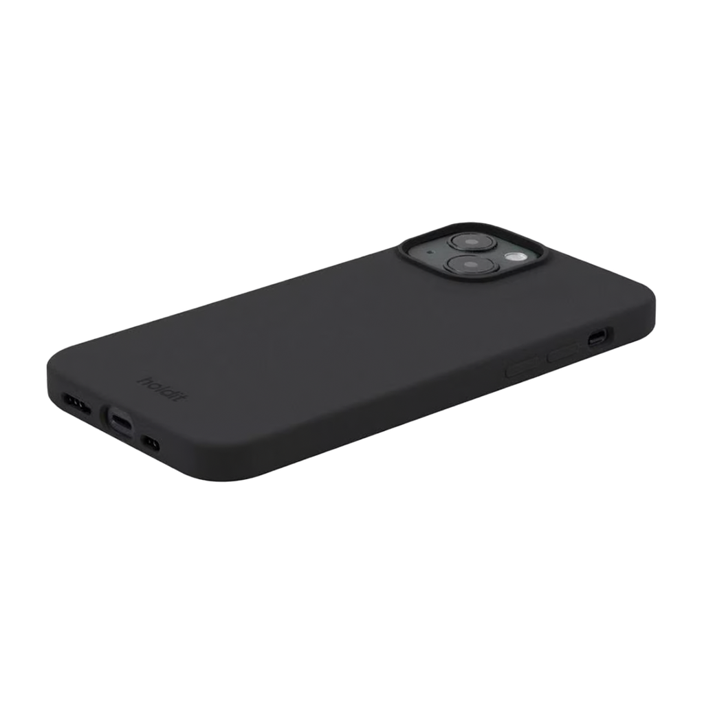 Holdit Funda de Silicona para iPhone 15 - Negro