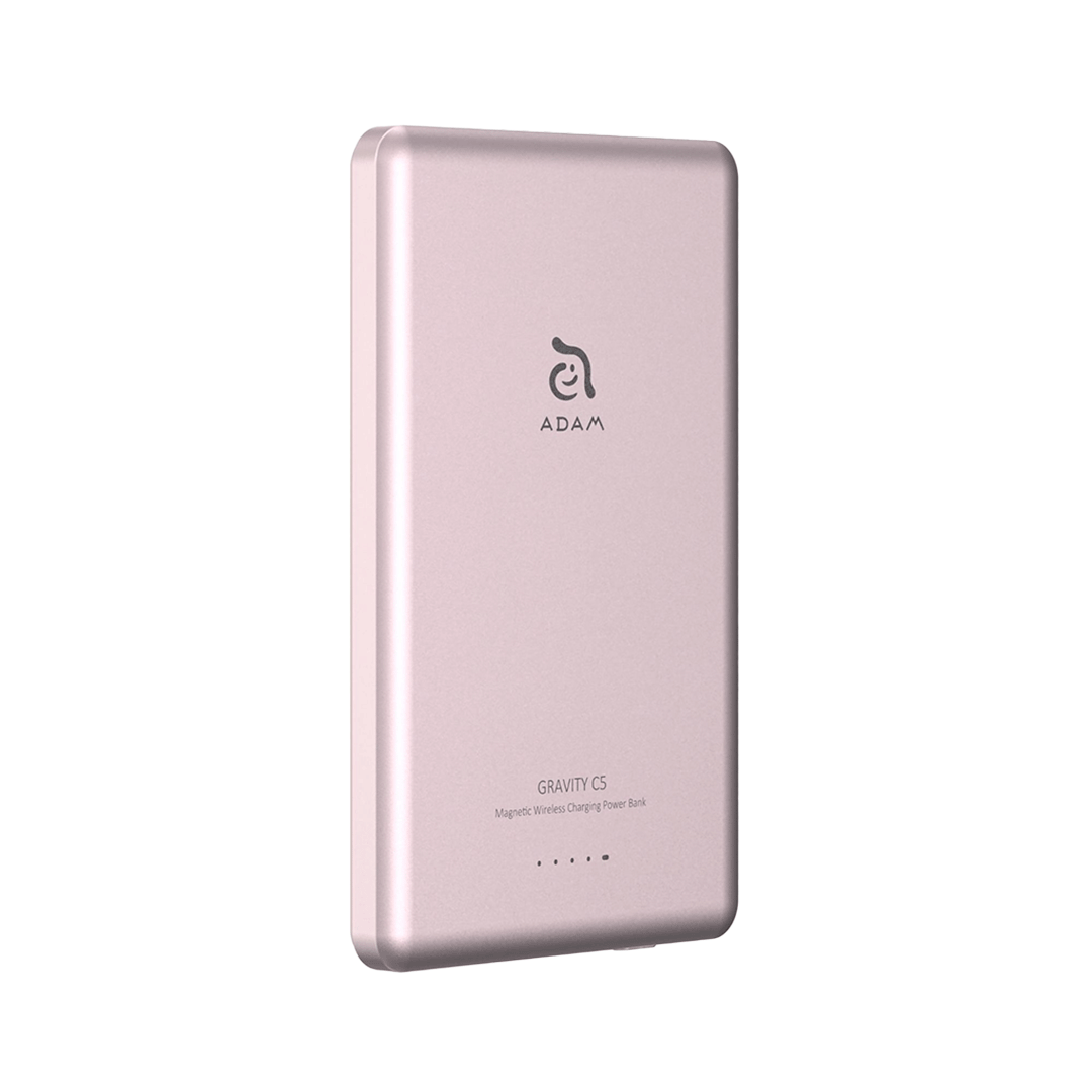 Adam Elements GRAVITY C5 5000mAh Banco de carga magnético inalámbrico - Rosa