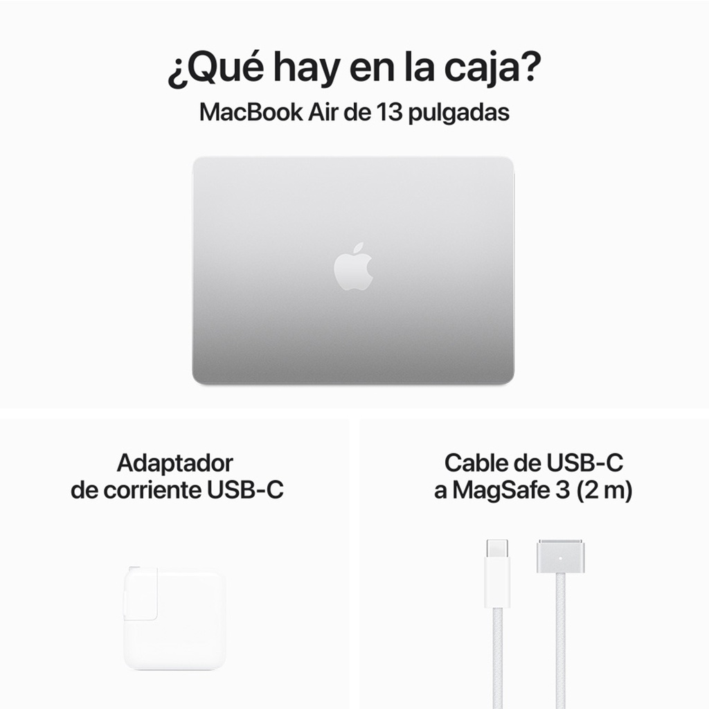 MacBook Air 13" M3 512GB - Plateado