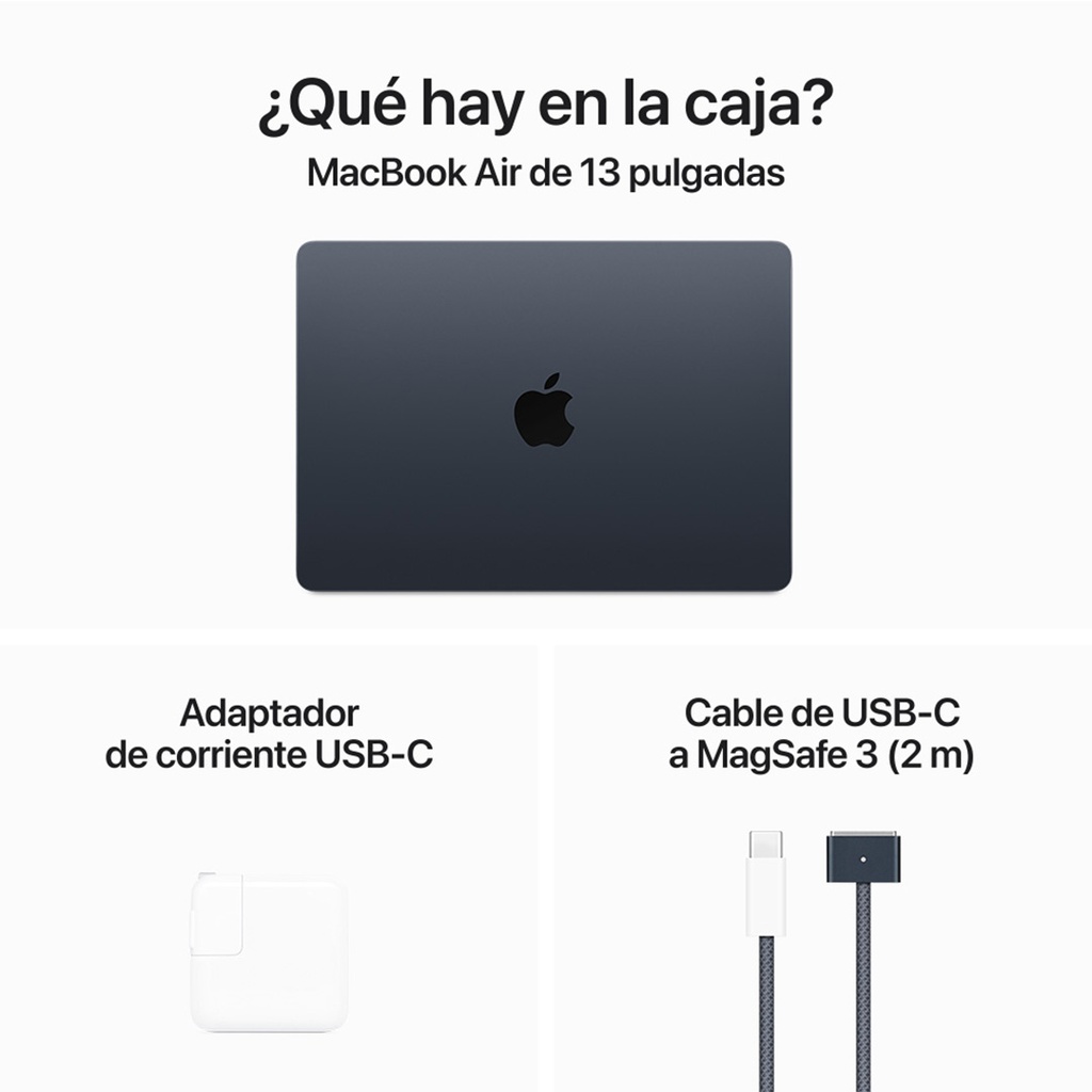 MacBook Air 13" M3 512GB (16 RAM) - Medianoche