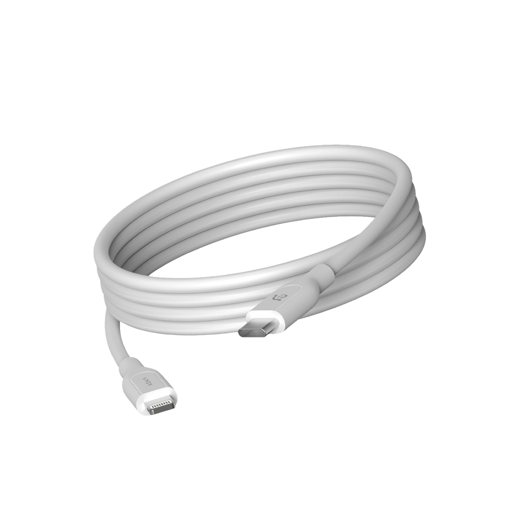 Adam Elements Peak II C120m TPE USB-C to Lightning Cable - White