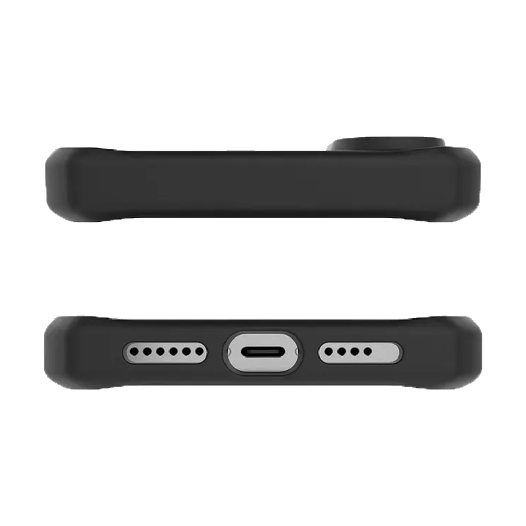 ItSkins Ballistic R Nylon Funda con MagSafe para iPhone 16 - Negro
