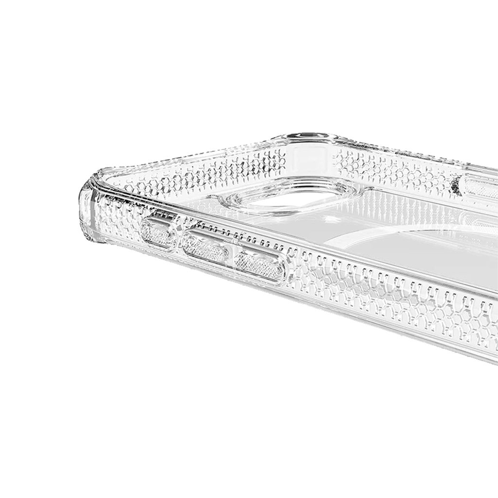 Itskins Hybrid R Funda Transparente con MagSafe para iPhone 16e - Transparente