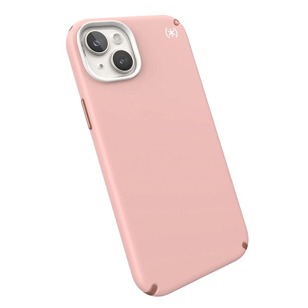 Funda Speck Presidio2 Pro para 15 Plus - Dahlia Pink/Rose Copper/White