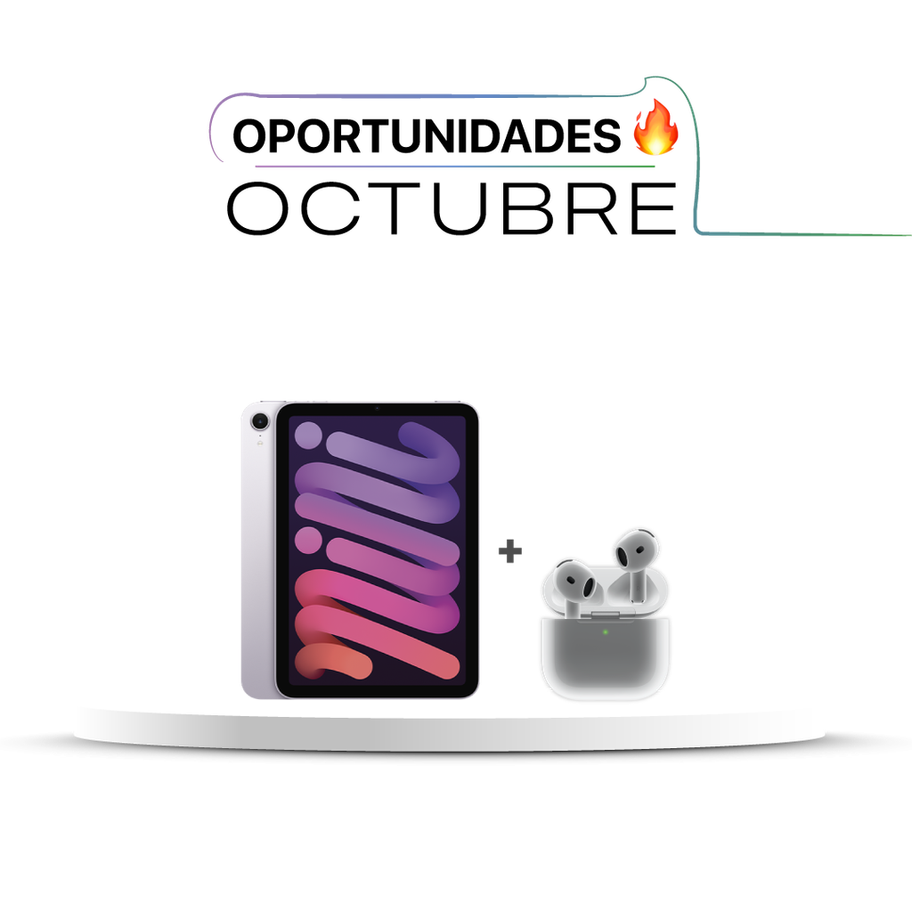 iPad mini Wi-Fi 256 GB (MXNE3LE/A) + AirPods 4 (MXP63BE/A)