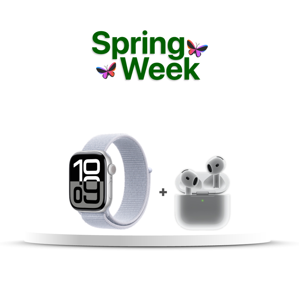Apple Watch S10 GPS 42mm (MWWD3AM/A) + Airpods 4 USB-C (MXP63BE/A)