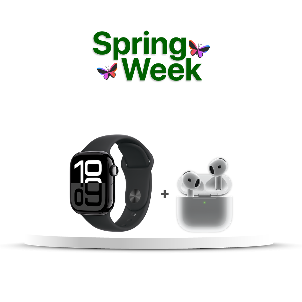 Apple Watch S10 GPS 42mm (MWWE3AM/A) + Airpods 4 USB-C (MXP63BE/A)