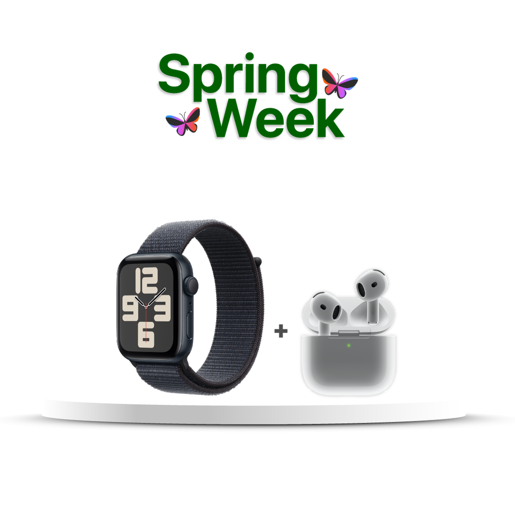 Apple Watch SE GPS 44mm (MXEP3BE/A) + Airpods 4 USB-C (MXP63BE/A)