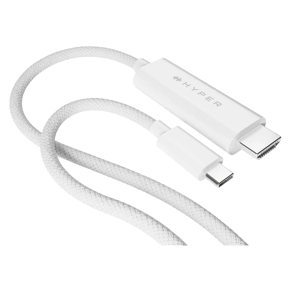 Cable de USB-C a 4K HDMI de Hyper - Blanco