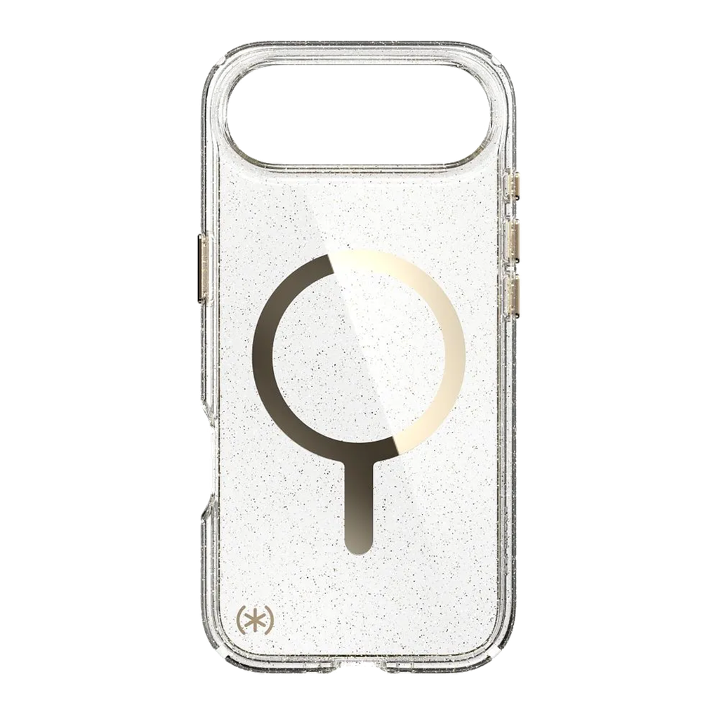 Speck Presidio Lux con MagSafe para iPhone 17 Air -Glitter/Oro Metalico